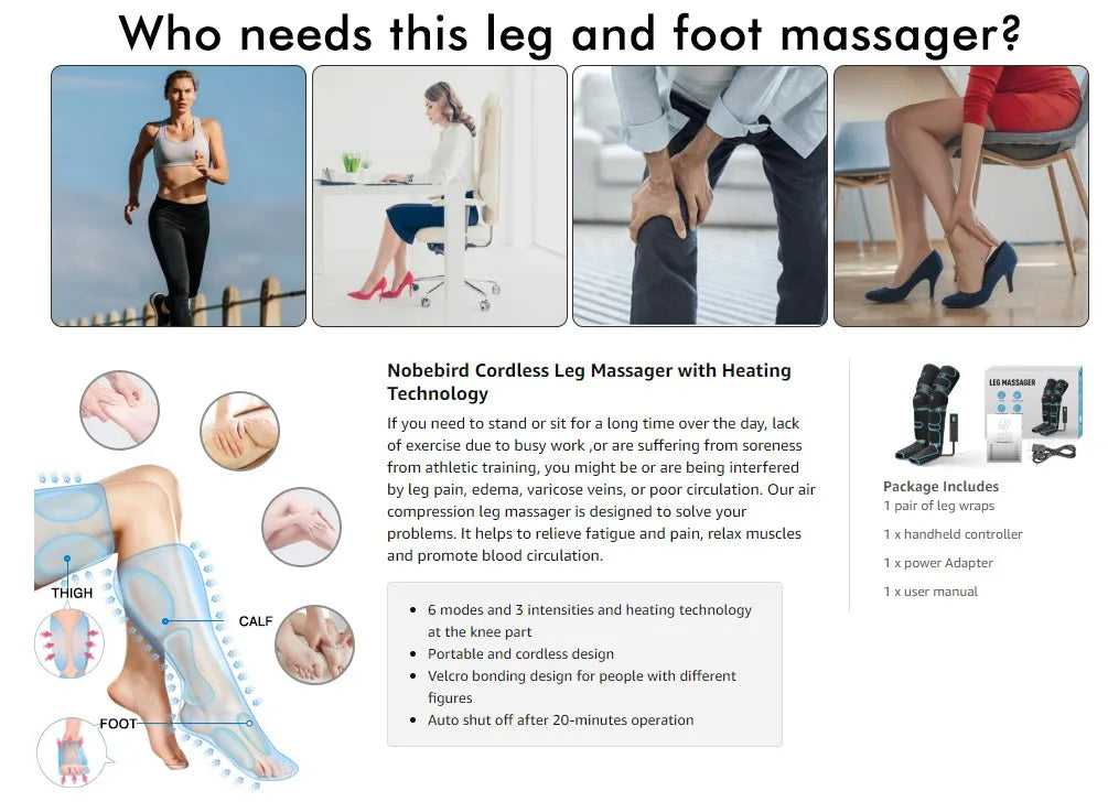 LEGUE Foot air pressure leg massager