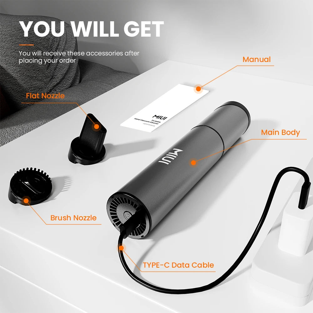 TOLENDO MIUI Mini Portable Vacuum