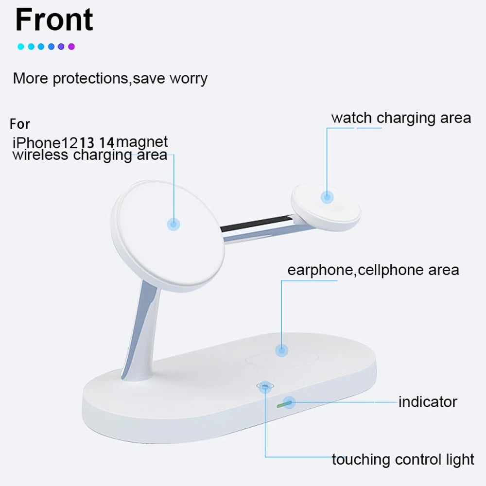 FERAS 3 in 1 Wireless Charger Stand Magnetic