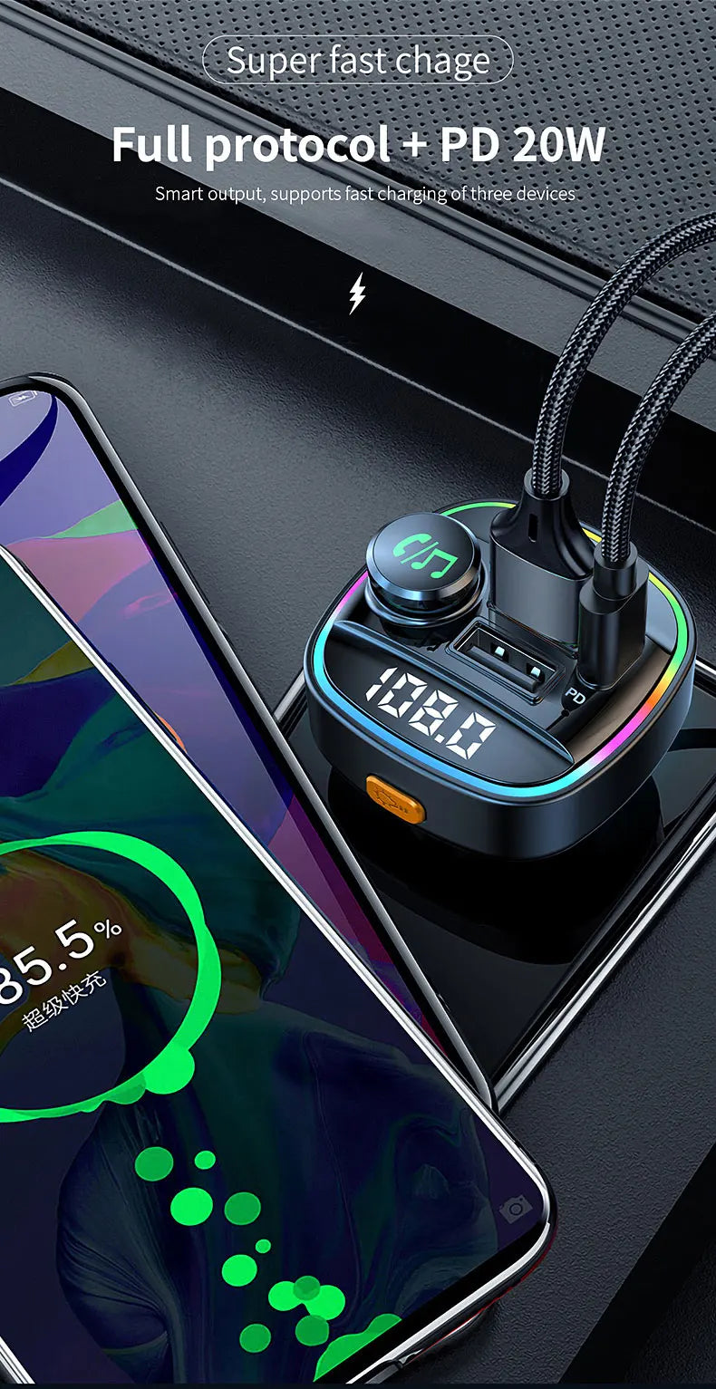 Dybo Transmitter Handsfree Car Quick Charge