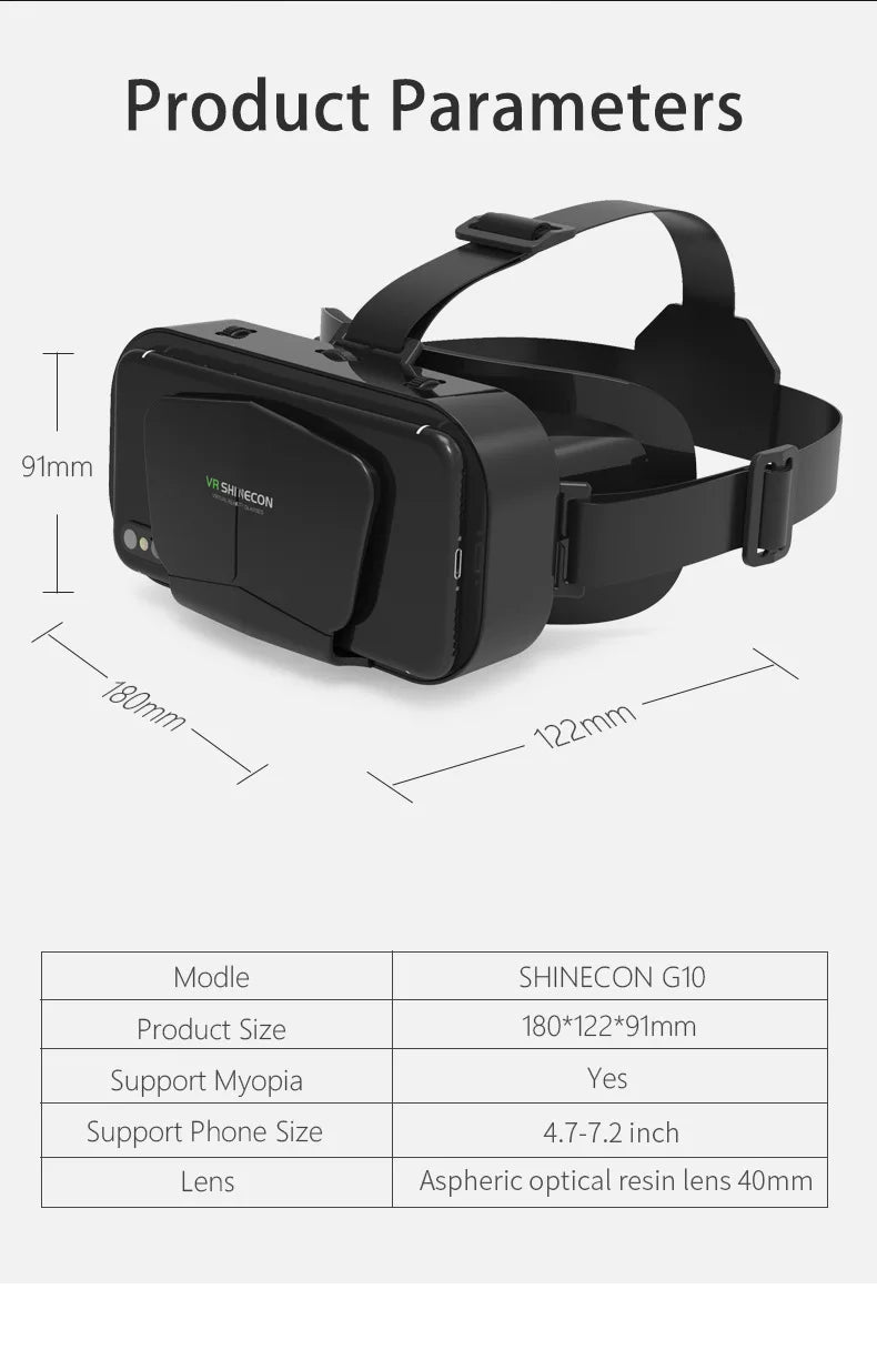 SHINECON VR Glasses Virtual