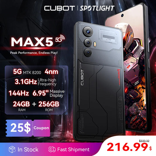 CUBOT MAX 5, Android Smartphone 5G