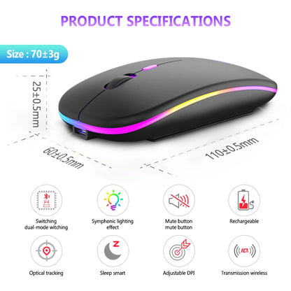 TESHO Wireless Mouse Bluetooth