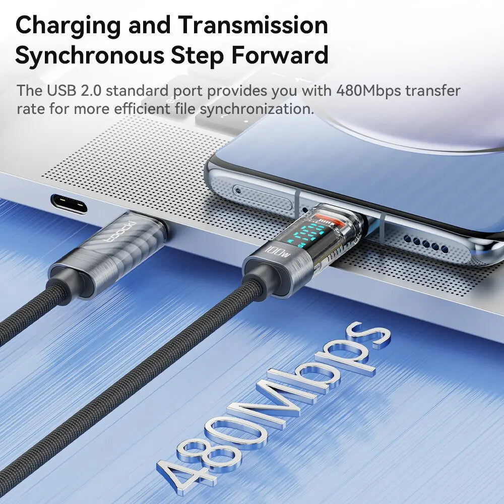 Toocki Type C to Type C Cable