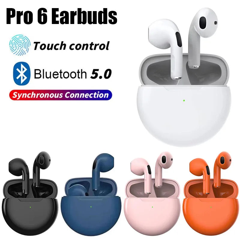 Skander Pro 6 TWS Wireless Bluetooth Earphones