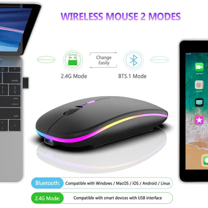 TESHO Wireless Mouse Bluetooth