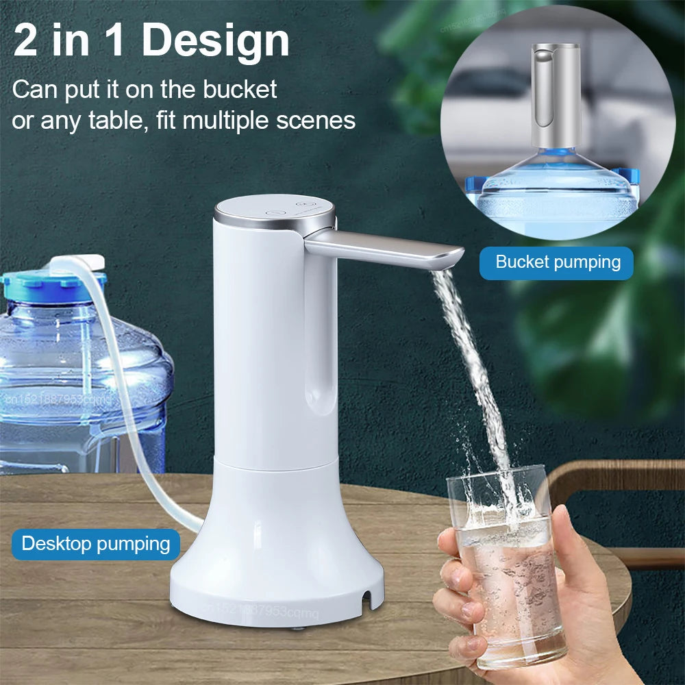 ENFENTAR Electric Water Gallon Bottle Pump Automatic