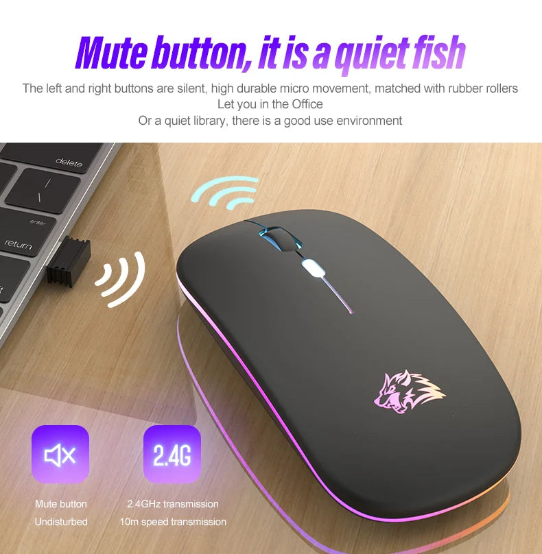 TESHO Wireless Mouse Bluetooth