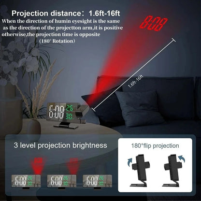 Ilham Projection Digital Alarm Clock