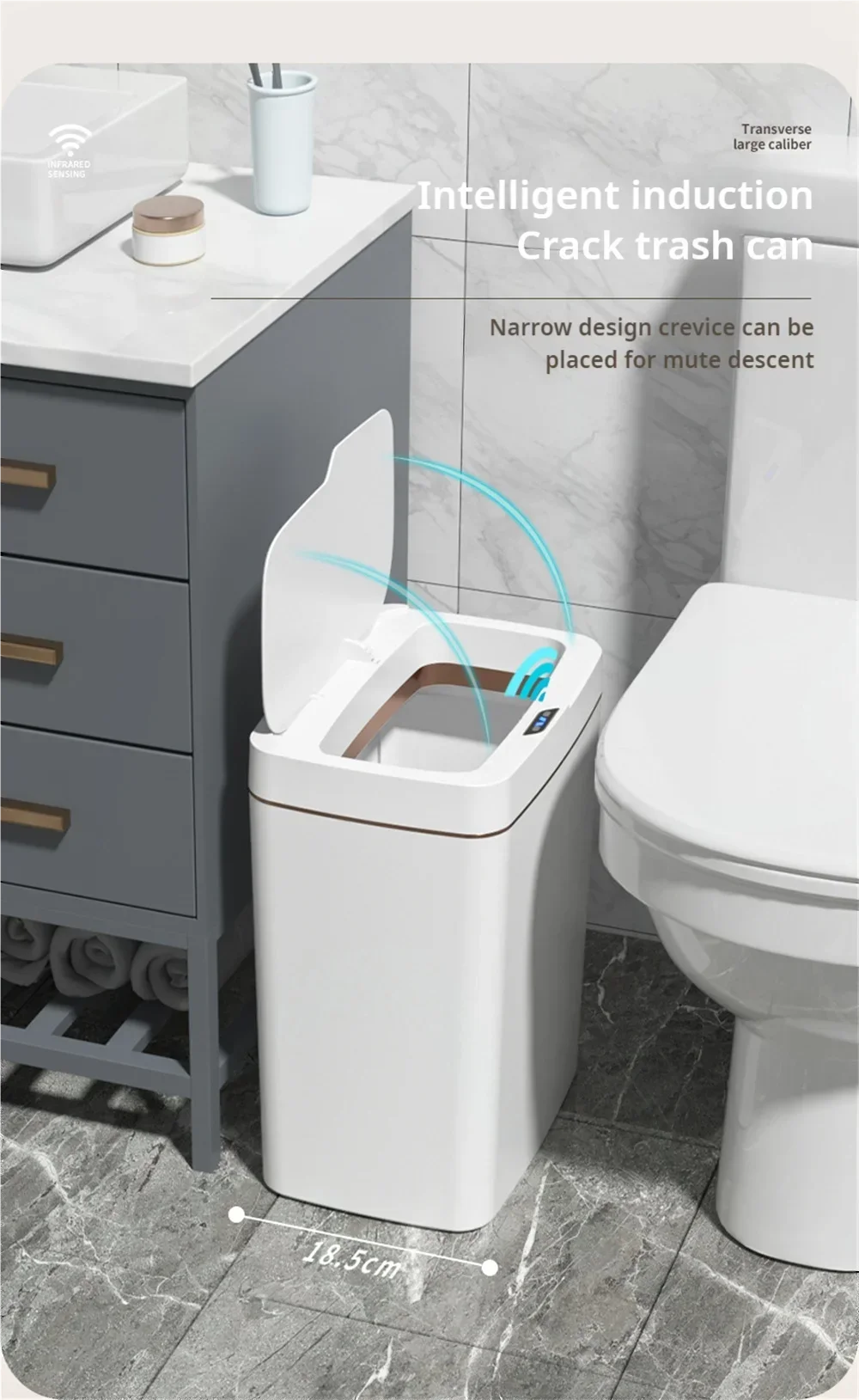 REBOSH Smart Trash Can Automatic Bagging Electronic