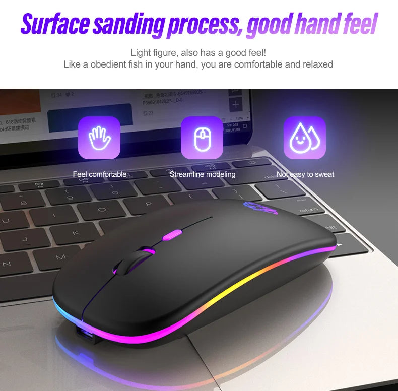 TESHO Wireless Mouse Bluetooth