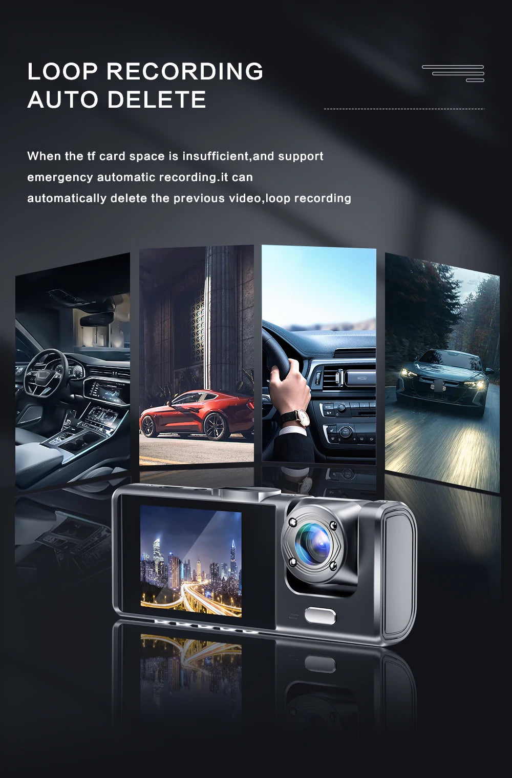 COMREX Dash Cam W/ IR Night Vision