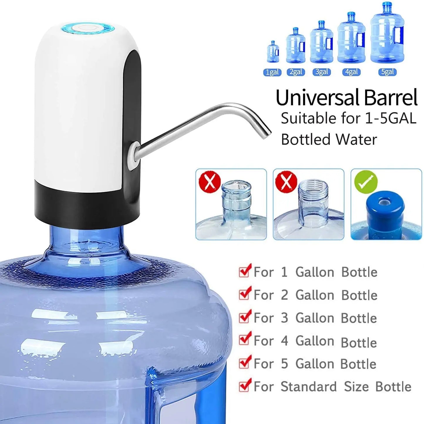 SOUTAR Water Bottle Pump